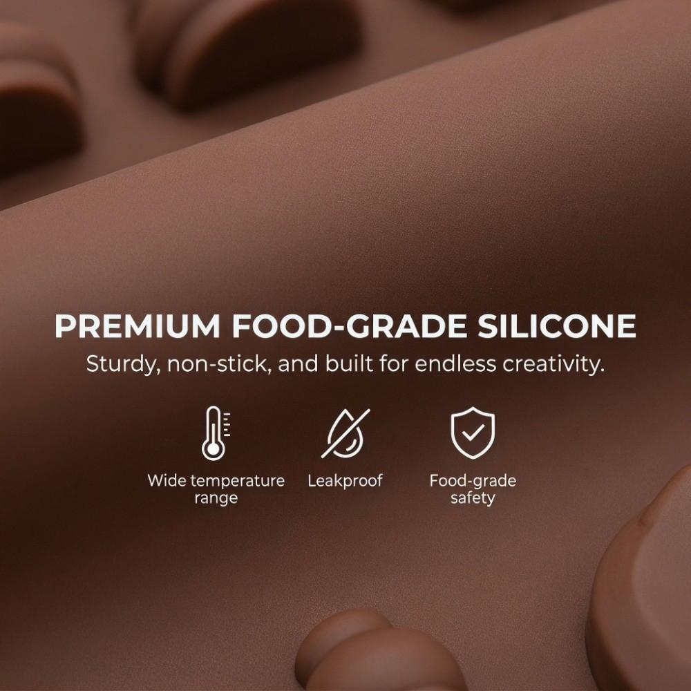 Silicone Silicone Chocolate Mold Non-stick Chess Piece Chocolate Bar Mold Food Grade International Chess