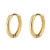Minimalist Plain Hoop Earrings For Women High End Cartilage Studs Niche Design Ear Care Circle Ear Buckle Jewelry