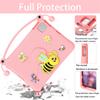 EVA Protective Case Fits for IPad Pro 11 Air 4 5 6 7 10th 11th Washable Shockproof Protector with Stand Pink