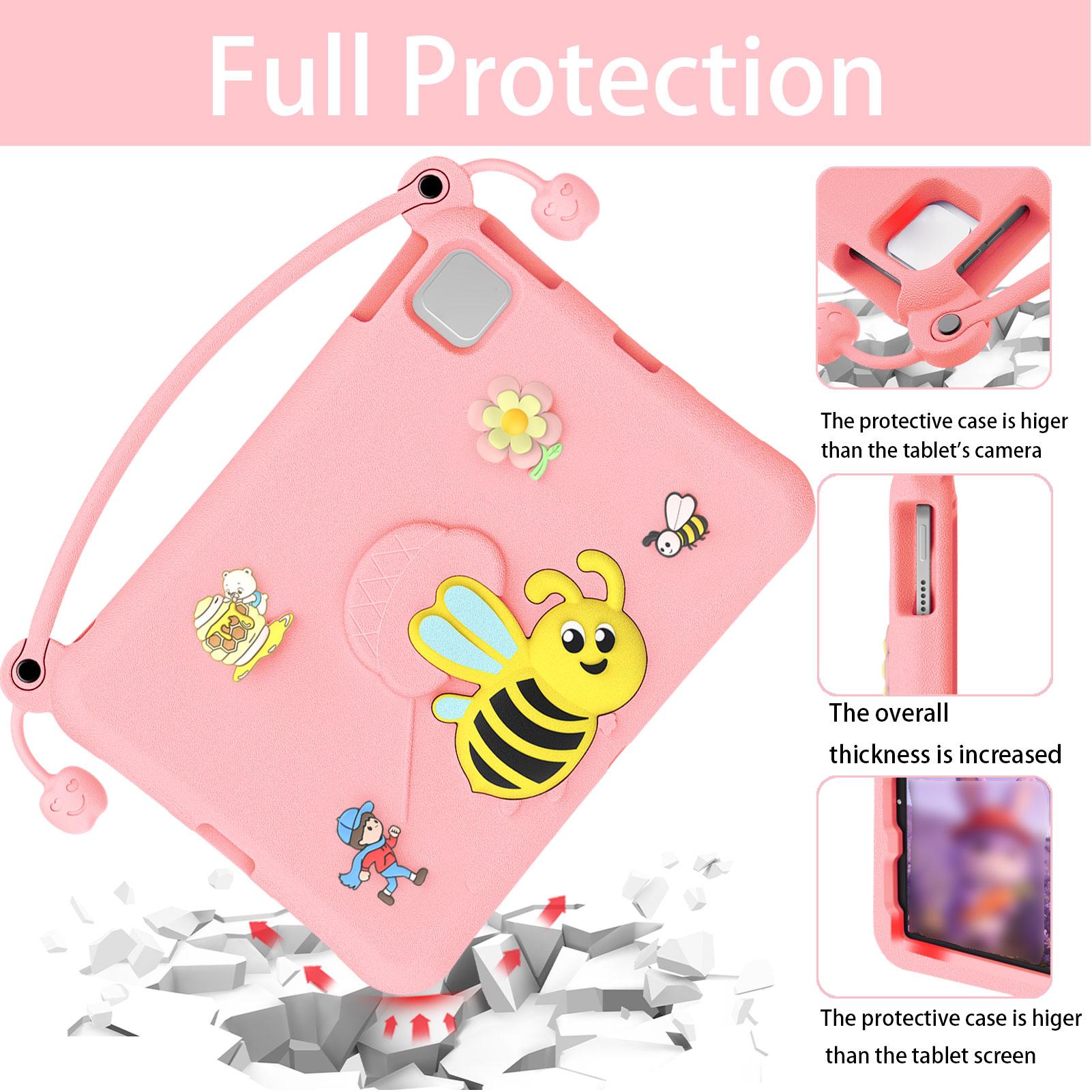 

EVA Protective Case Fits for IPad Pro 11 Air 4 5 6 7 10th 11th Washable Shockproof Protector with Stand Pink розовый