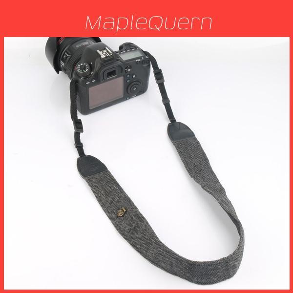 Camera Cotton Shoulder Strap For Dslr Cameras With Adjustable Length For Comfortable Photography