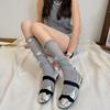 Korean Influencer Style Bowknot Socks For Women Summer Lightweight Cotton Youth Casual Wear