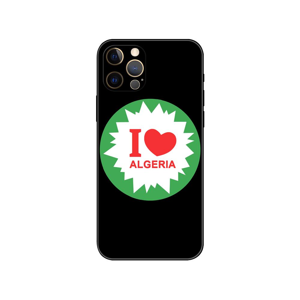 

Чехол для телефона с национальным флагом Алжира для iPhone 5 5S 2020se 6 6s 7 8 plus x 10 XR XS 11 12 13 mini pro MAX, черная задняя крышка из ТПУ iphone 5 5S SE 2016