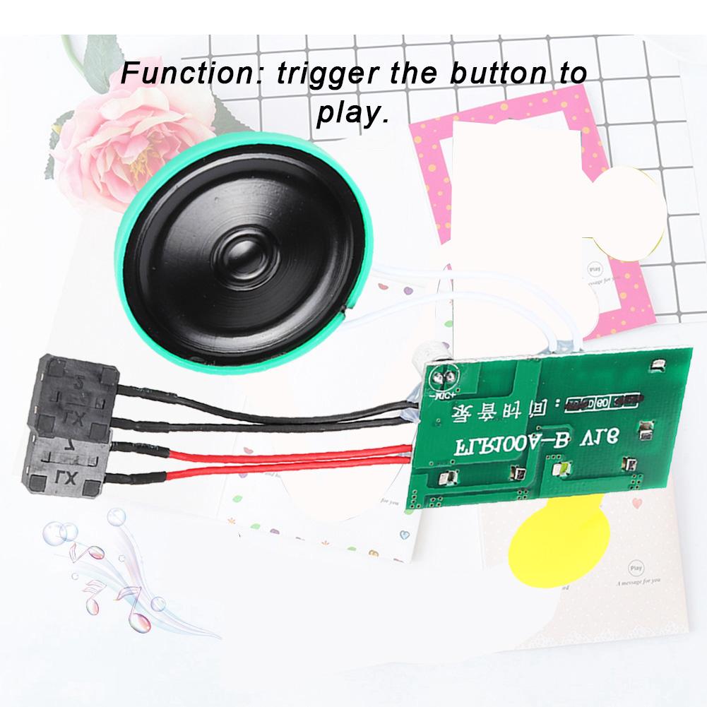 60s DIY Greeting Card Module Voice Sound Record Chip for Christmas Gifts