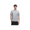 Under Armour Solid Color Breathable Running Fitness Training Comfortable Short Sleeve T-Shirt Men tops Gray 1371129-011