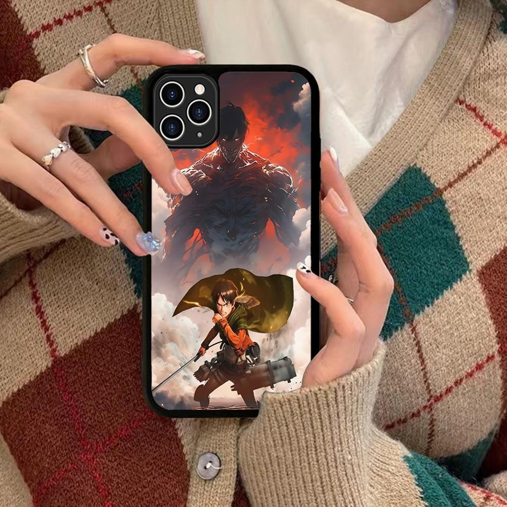 Levi Eren Jaeger Phone Case Silicone PC+TPU For For IPhone 11 12 13 14 15 16 Plus Pro Max Cover