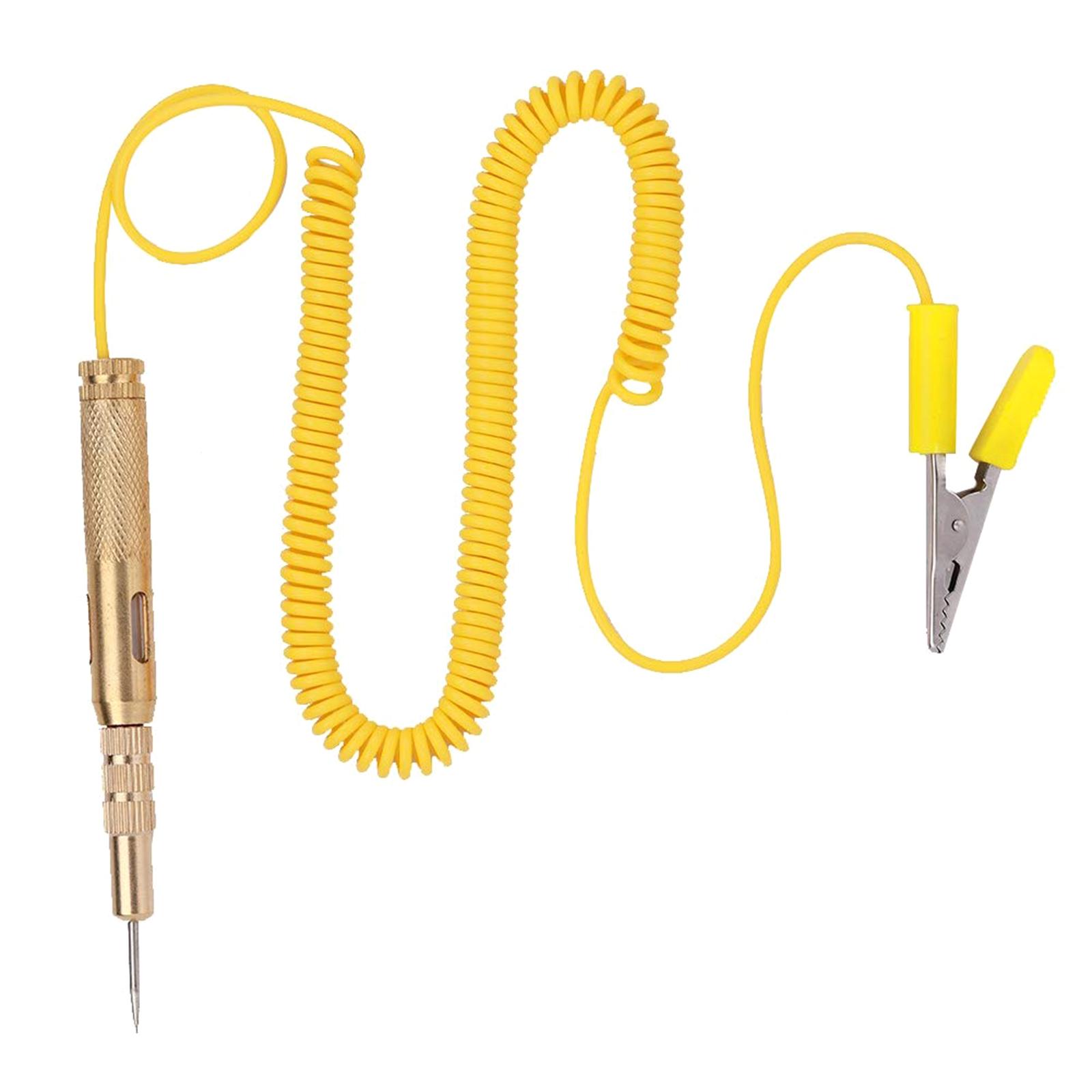 

Сверхмощный автомобильный тестер цепей, испытательная лампа 6-24 В с зажимом типа «крокодил», тестер напряжения цепи для автомобилей, мотоциклов