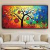 Tree of Life Money Tree Abstract Oil Painting Poster and Prints Living Room Modern Wall Art Photo