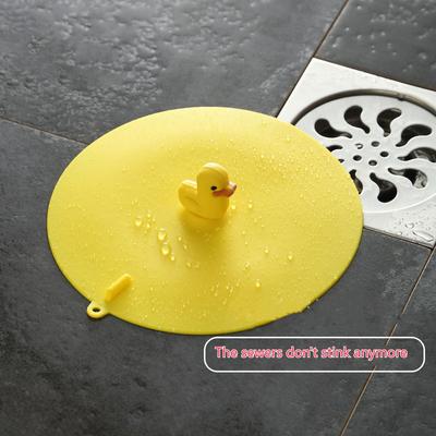 Couvercle de drain de sol en silicone Toilette Anti-odeur Artefact Anti-odeur Tapis Couvercle d'évier de salle de bain Cuisine Désodorisant d'égout