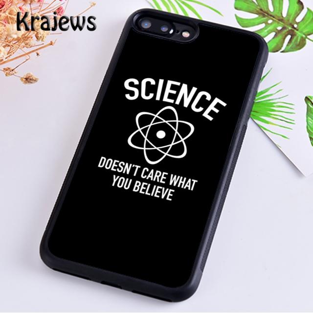 Krajews Atom Science Chemistry Phone Case Cover For iPhone 17 Air 16 15 14 plus 11 12 13 pro max coque Shell Fundas