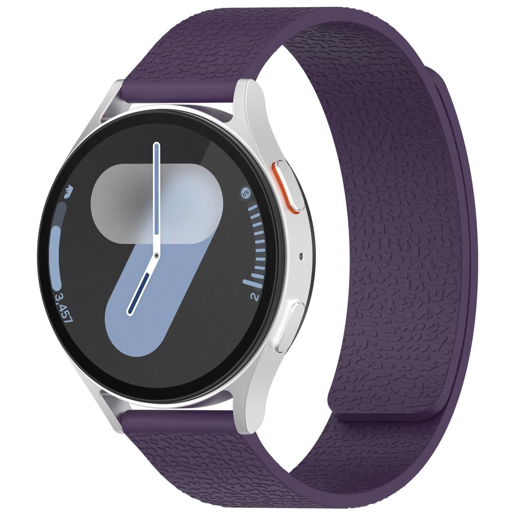 18mm 20mm 22mm Silicone Magnetic Loop Strap For Samsung Galaxy Watch 7/6/5/4 Active 2 Amazfit Bracelet HUAWEI Watch GT 2e 3 Band