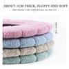 Toilet Seat Cushion Velvet Warm Seat Cover Washable Universal Toilet Seat Mat Comfortable Bathroom Seat Case Toilet Accessories