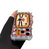 Plaid Lion Cartoon Phone Case for iPhone 17 Pro Max/16/15/14 Plus/13 with Airbag Protection
