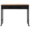 Table console vintage en MDF et bois de sapin - VIDAXL - 100 x 33,5 x 80 cm - Noir - Lot de 4
