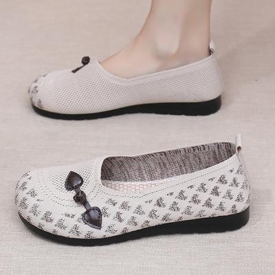 Shoes Women's Casual Single Shoes Non-slip Soft-soled Women's Shoes Breathable and Versatile Mother Shoes Spring New Models