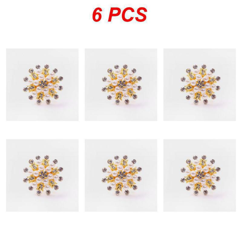 Metal Christmas Tree Napkin Buckle Bow Flower Wreath Mouth Ring Napkin Ring Wedding Hotel Table Supplies Circle Decoration Gifts