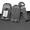 Zinc Alloy Leather Car Key Case Cover Shell Fob Holder For Honda Civic 10Th City Accord 9Th Crv Odyssey Vezel Auto Accessories