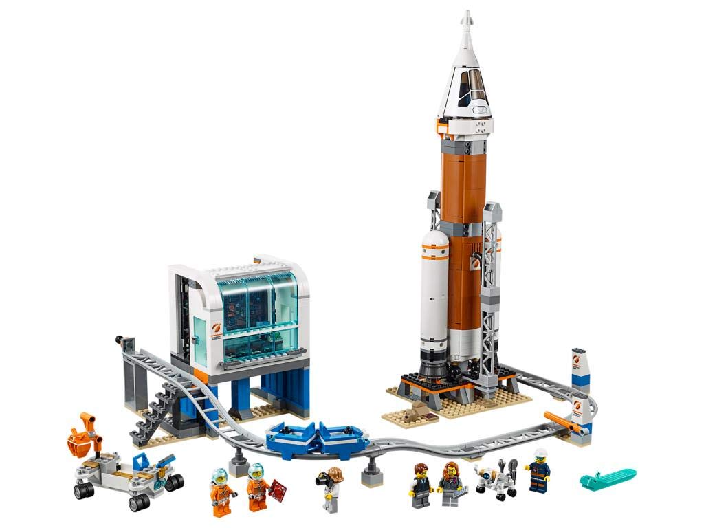 LEGO City Super Giant Rocket and Command Center 60228 Building Blocks Toy for Boys