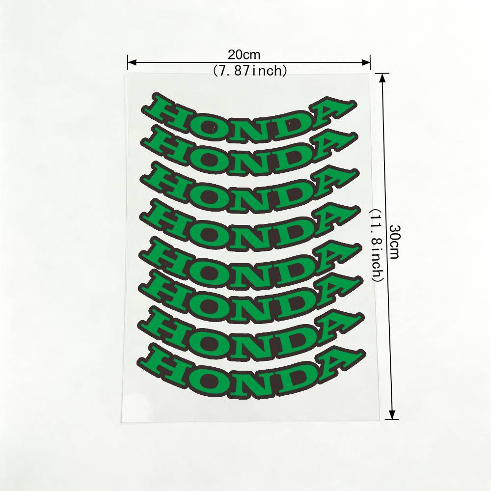 FIQ1 For Honda 18 colors Reflective motorcycle stickers, 3M safety warning at night in the dark scooter helmets