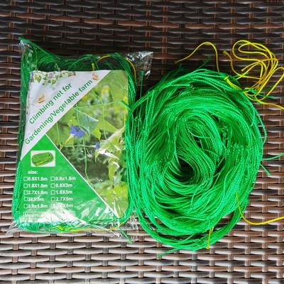 27 Maschen, 10 cm, Pflanzen-Kletternetz für Melonen, Obst, Prunkwinden und Blumengärten