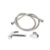 ABS Handheld  Shattaf Sprayer Kit Double Jet Nozzle Toilet Faucet Set for Feminine Care Baby Shower