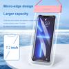 Clamshell Touch Screen Waterproof Phone Bag TPU Transparent Phone Diving Case Hanging Neck Phone Waterproof Protective Cover