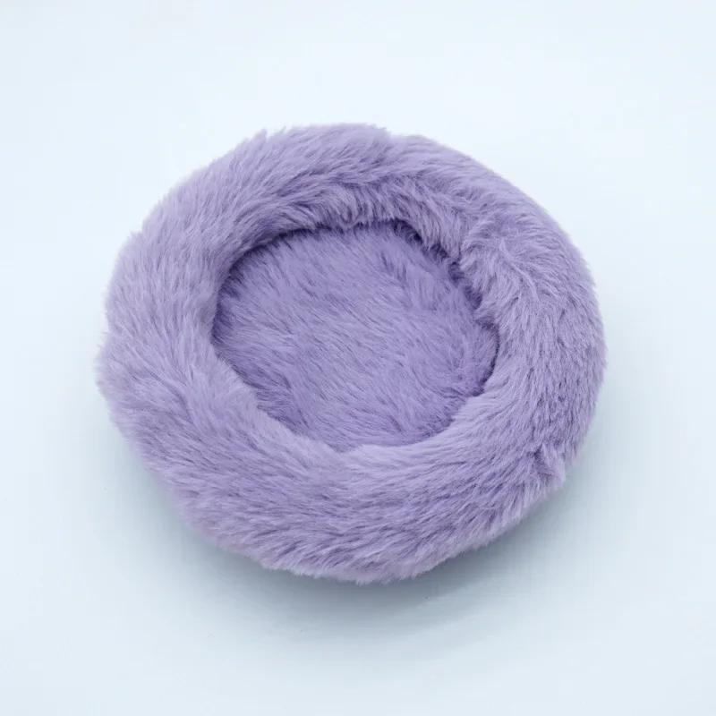 Round Hamster Nest Bed Keep Warm Sleeping Bed for Guinea Pigs Hedgehog Chinchilla Rabbit Small Animal Cage Bed Accessories