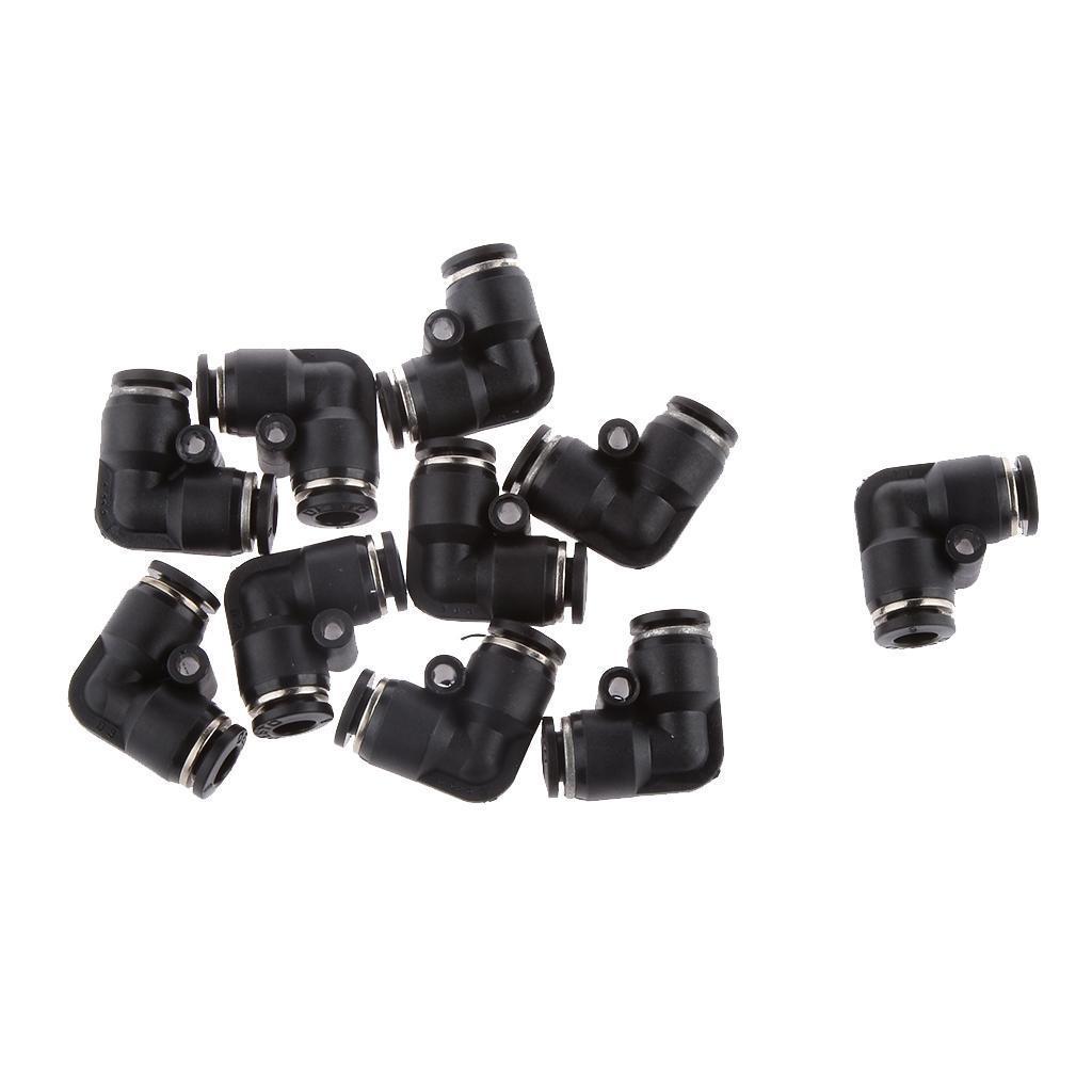 40 Raccords Rapides Pneumatiques Push 6mm OD (1/4") - Connexion Facile Pour Lignes D'air