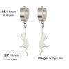 Jumping Cat Swinging Earrings Women's Stainless Steel Long tassel Earrings Fashion Earrings Cute Animal Jewelry Gifts