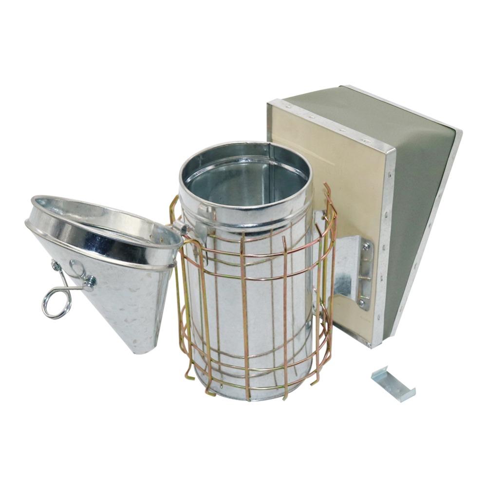 1 Pc Stainless Steel Beekeeping Bee Smoker Manual Bee Smoke Transmitter Kit Beekeeper Apiculture Accessories