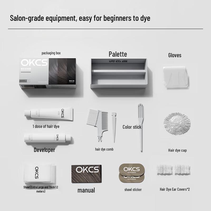 OKCS At-Home Plant-Based Hair Dye Cream