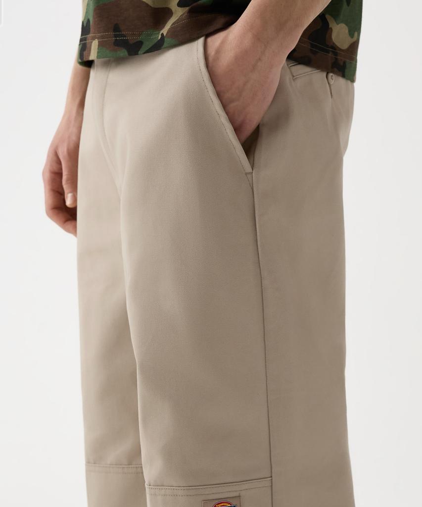 Dickies Double Knee 85283 Loose Fit Work Pants Khaki Gray