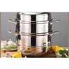 Wutuo 3-Layer 304 Stainless Steel Steamer Pot