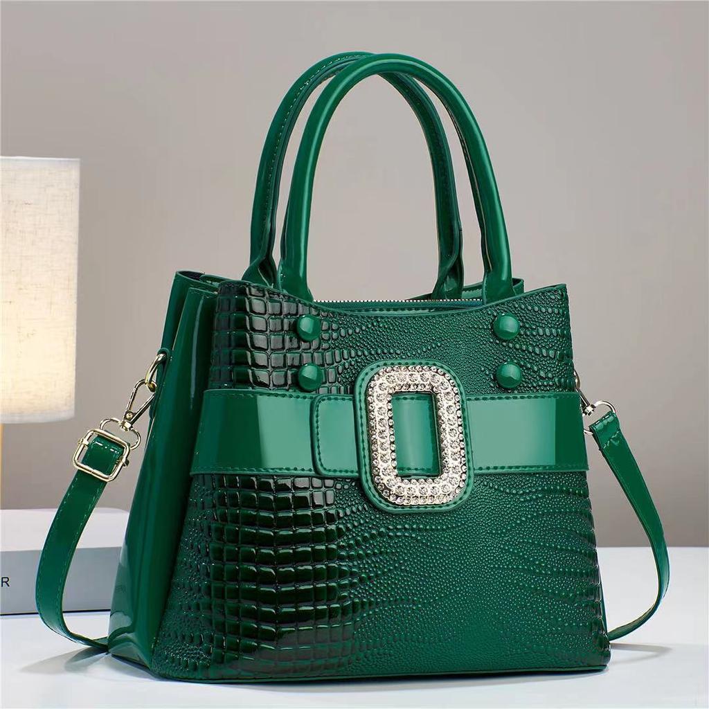Simple Crocodile Pattern Mother Bag Bag Women'S Handbag Atmospheric Large-Capacity Messenger Bag