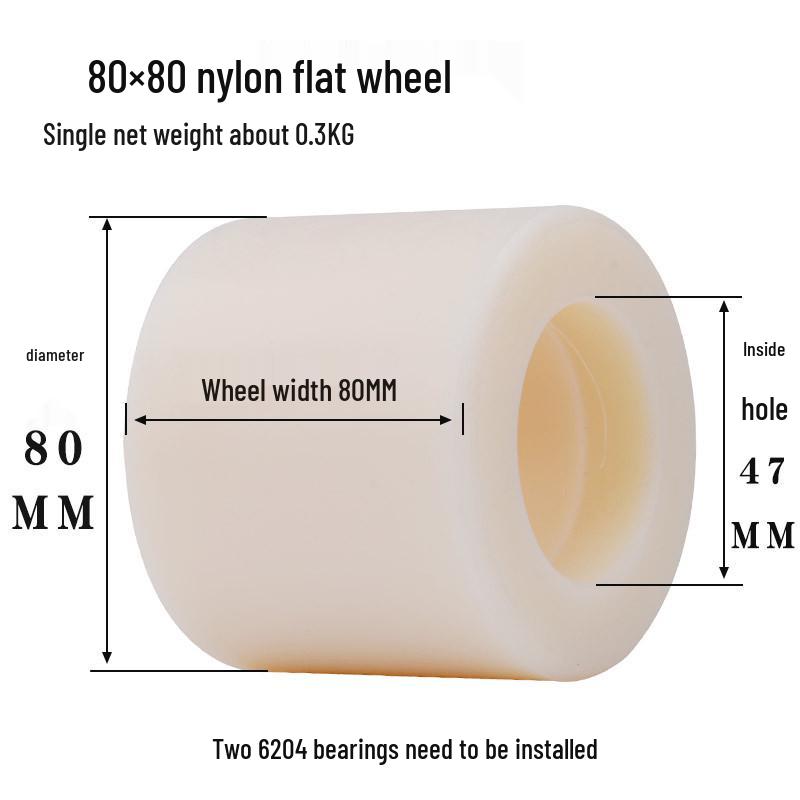 Transpalet Hidraulic Roți Nailon și Miez de Fier Accesorii Stivuitor PU