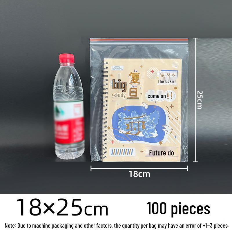 Thickened Heat-Seal Transparent PE Food Bags: Self-Sealing & Customizable