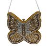 Green Diamond Evening Clutch Little Butterfly Bling  Purse Silver/Gold Crystal Wedding Party Purses Bridal Handbags
