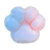 Rainbow Blue Big 5in Squishy Cat Paw Squeeze Toys,Cute Kawaii Squishies,Fur Ball,Jelly Kitty Paw Squishy Funny for All Ages