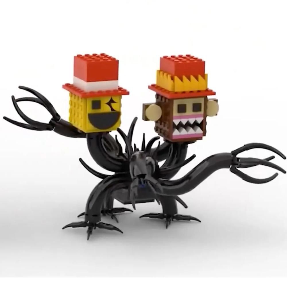 Nowy Zestaw Klocków do Budowania Postaci z Gry Horror, Zabawki Klocki z Figurkami Potworów dla Dzieci i Fanów, Unikalne Prezenty Kolekcjonerskie