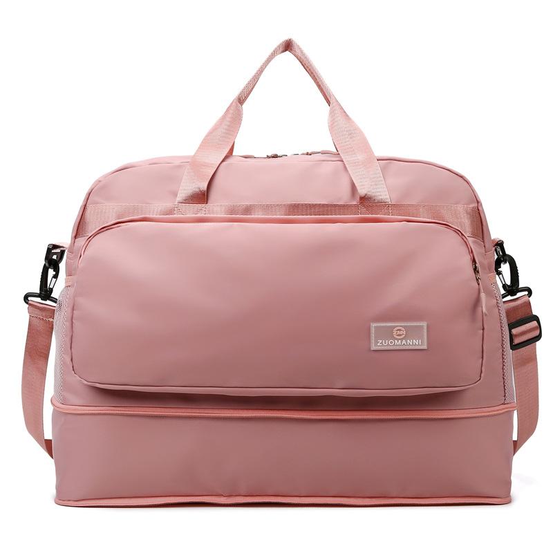 Short-distance Business Trip Oblique Span Travel Bag Portable Pull Rod Luggage Bag Large-capacity School Storage Bag