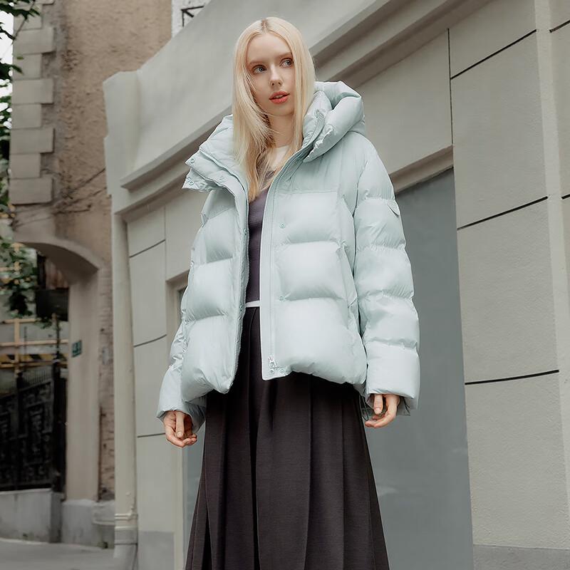 Tanboer Women's Hooded Short Down Jacket TBF530368D