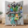 Minecraft Characters Adventure Blanket Soft Throw Blanket For Home Bedroom Bed Sofa Travel Office Solid Christmas Blanket