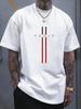 2026 Summer New Style Unisexs Pure Cotton Tshirt with Simple Letter Pattern Print Street Casual Fashion Comfortable and Soft