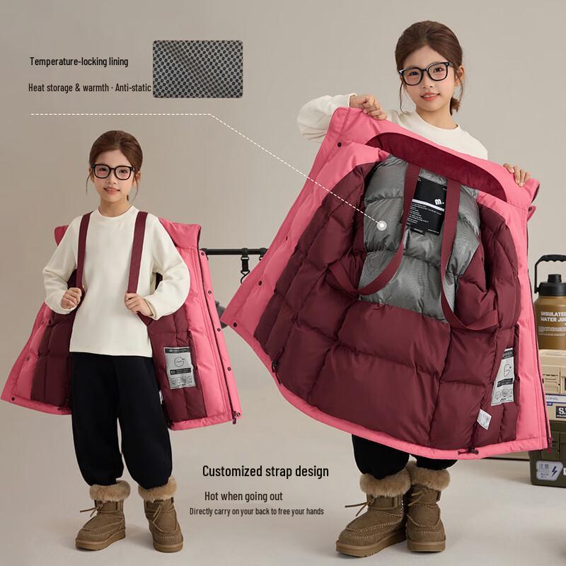 Kids  Eco-Layered Winter Hooded Padded Jacket 100