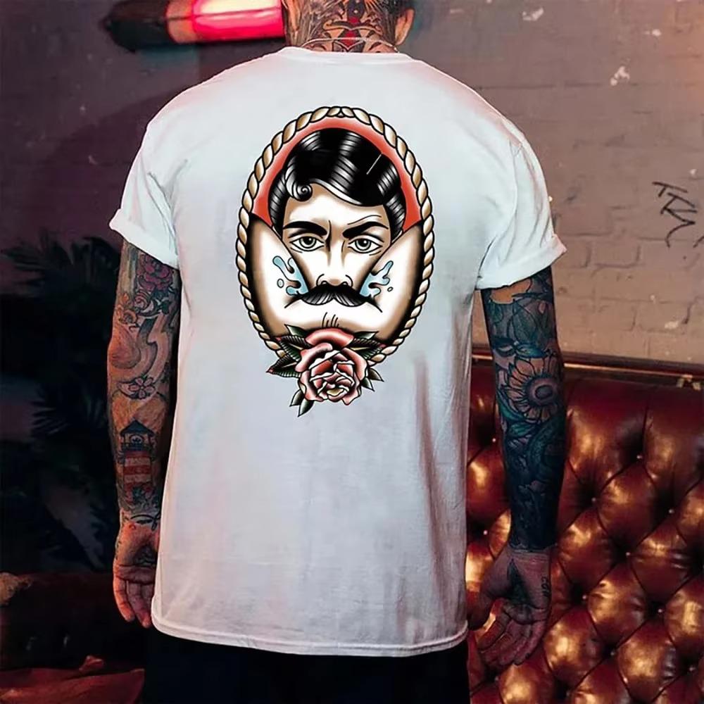 Summer Peraonality High Quality Summer Quick Dry Elastic Material Shirt Short Sleeve Men's Breathable Fashion Popular Casual