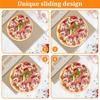 AEE4-Non-Stick Pizza Spatula, Sliding Pizza Shovel With Dough Tray, Glide Plate For Home Kitchen Oven Baking