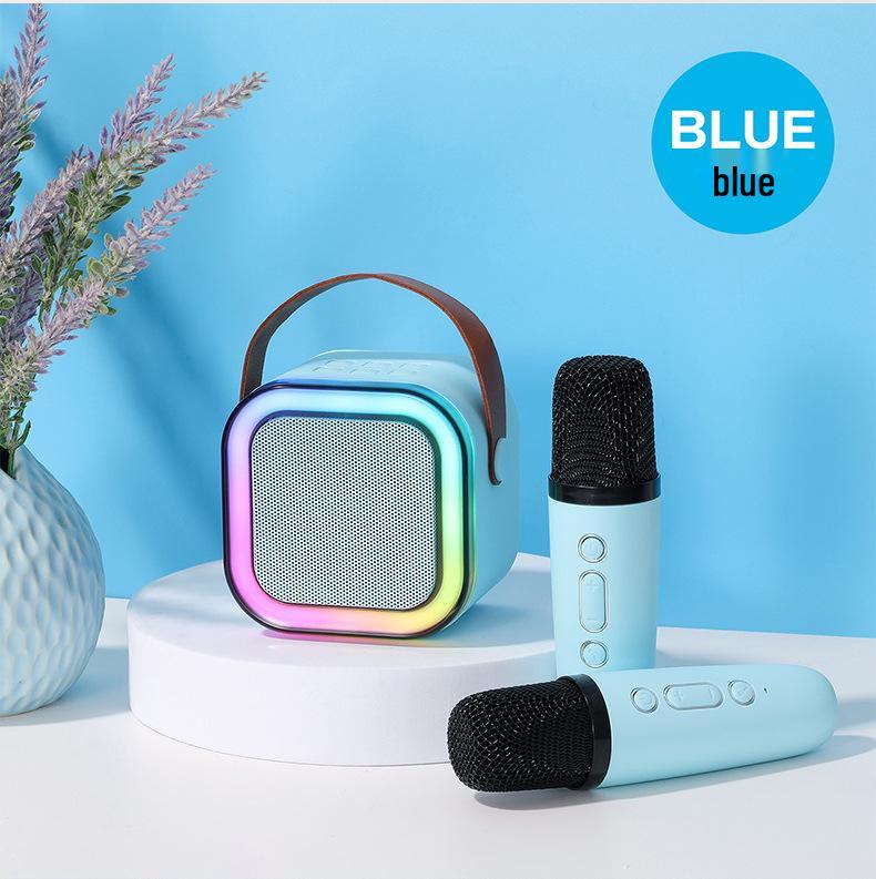 Portable K12 Bluetooth Speaker & Microphone for Outdoor Live Streaming and Home Karaoke