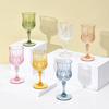 Luxury Shatterproof Plastic Goblets Reusable Vintage Glasses Wedding Flutes Baby Shower Party Essential