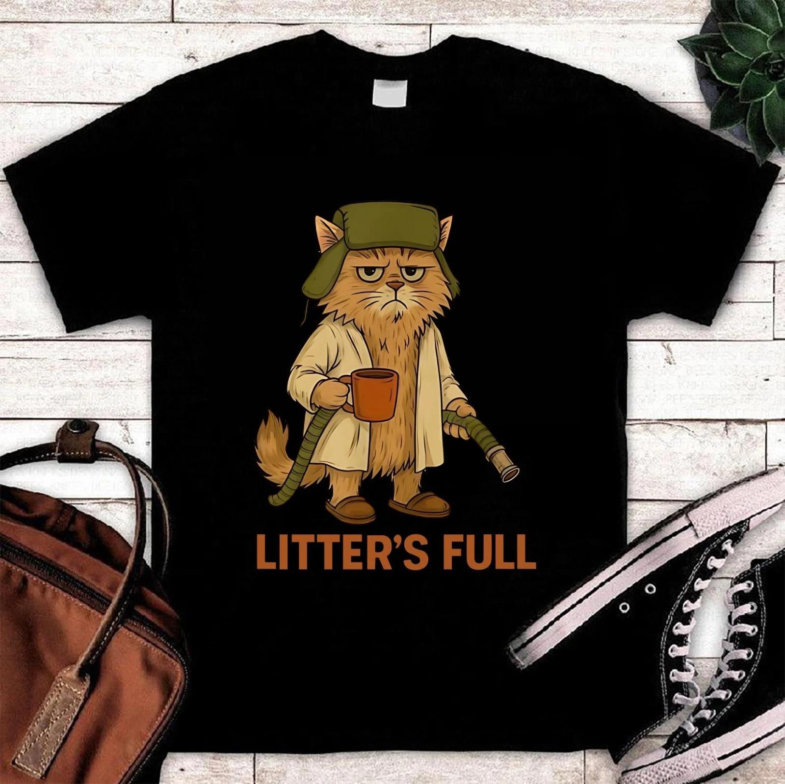 Cute Christmas Shirt, Litter s Full Cat shirt, Christmas Movie Shirt S-5XL Q4758 S
