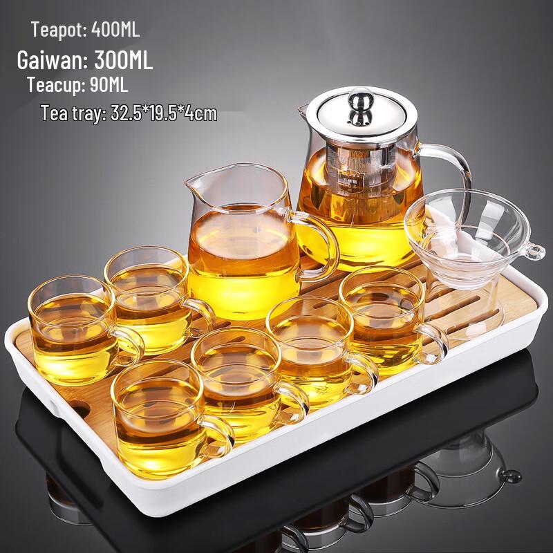 Naijiang Chinese Glass Tea Set